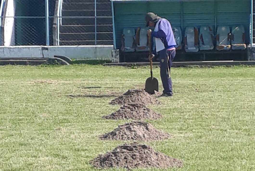 Empezaron los trabajos en el estadio La Tablada