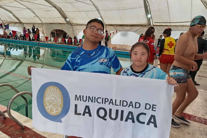 Luján Vilca y Matías Ancasi se lucen en la Liga Argentina de Natación Paralímpica