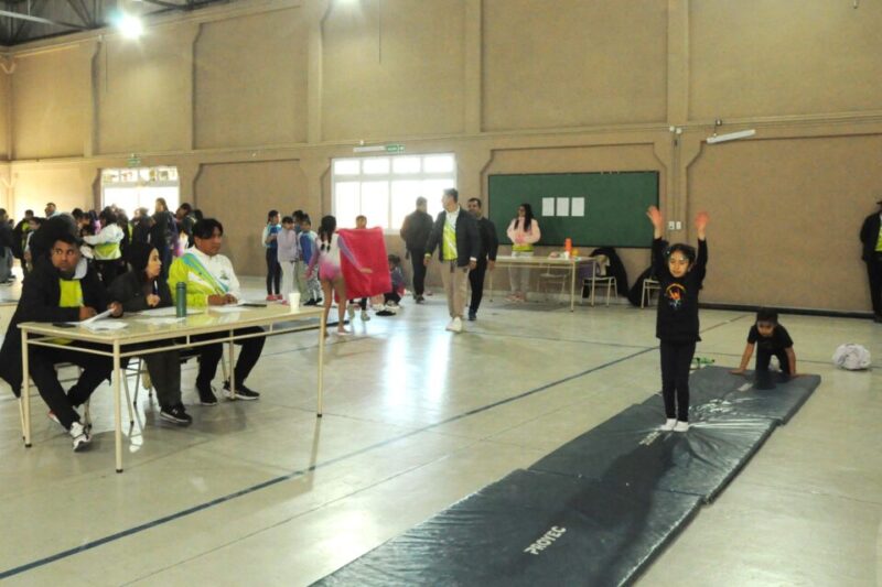 Más de 200 niños y niñas participaron de jornada de Gimnasia Artística