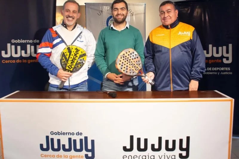 Lanzaron la Copa Jujuy de Pádel «Jujuy Crece con el Deporte»