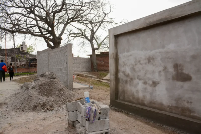 Palpalá: 90% de avance en las obras en la Asociación de Básquet, en barrio Santa Bárbara